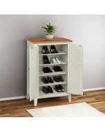 Clifton Oak Painted Shoe Cupboard