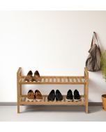 Waverly Oak 2 Tier Stackable Shoe Rack