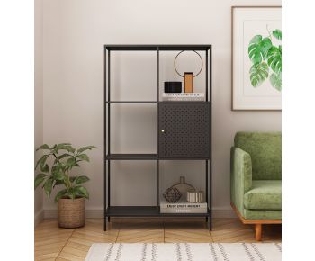 Bewdley Large Display Unit with 1 Door 80x137cm