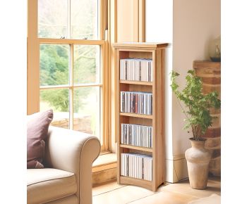 Camberley Oak DVD/CD 3 Shelf Unit