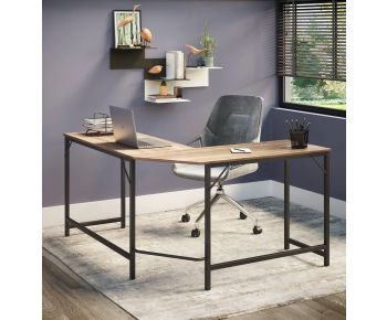 Dudley Metal Corner Desk