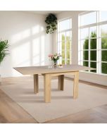 Newquay Oak Effect Flip Top Extending Table