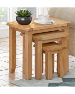 Monchique Oak Nest of 3 Tables