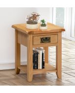 Monchique Oak Small Lamp Table