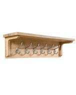 Waverly Oak Coat Hanger With Shelf