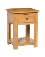 Waverly Oak Lamp Table With Drawer