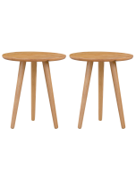 Waverly Small Round Side Table with 3 Legs (Pair)