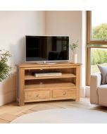 Waverly Oak 2 Drawer Corner TV Unit