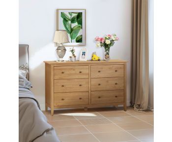 Aston Oak 6 Drawer Chest