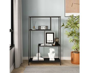 Bewdley Tall Display Unit with 4 Compartments