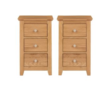Pair of Hereford Oak Small Bedside Table