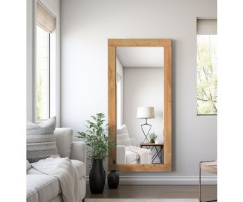 Waverly Oak - Oak Framed Mirror (M1380-L)